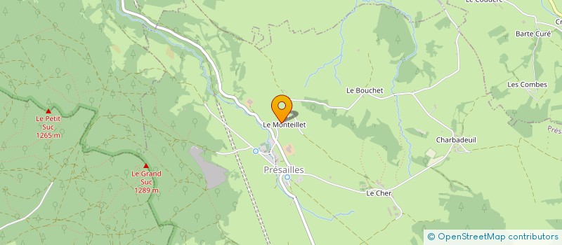 localisation de l'entreprise MONSIEUR ETIENNE BOUDOL  PRESAILLES