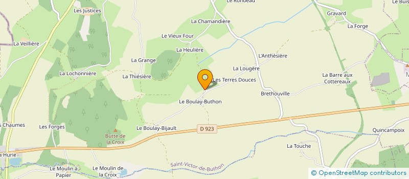 localisation de l'entreprise MONSIEUR ETIENNE BOURGEOIS à SAINT-VICTOR-DE-BUTHON