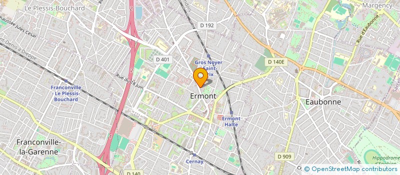 localisation de l'entreprise MONSIEUR ETIENNE BOURGEOIS à ERMONT
