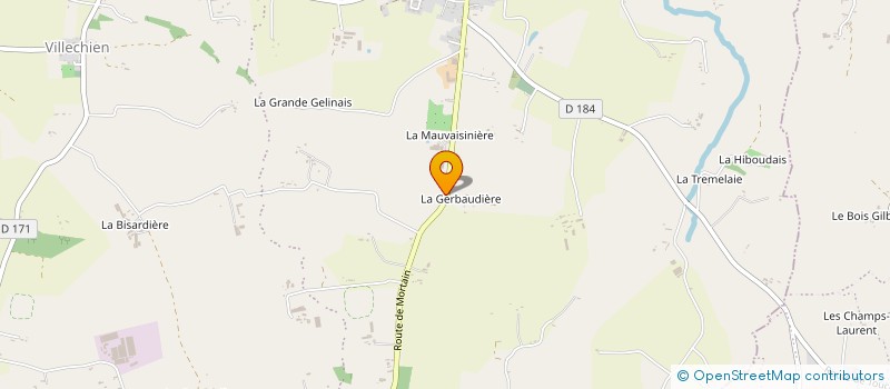 localisation de l'entreprise MONSIEUR ETIENNE BOURGET à MORTAIN-BOCAGE