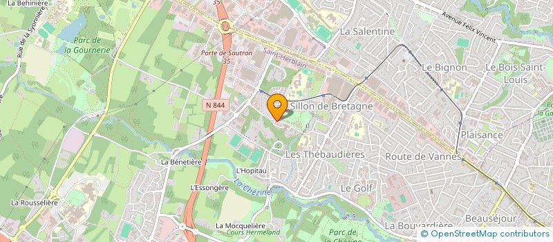 localisation de l'entreprise MONSIEUR ETIENNE BOURREAU à SAINT-HERBLAIN