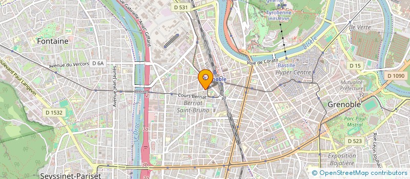 localisation de l'entreprise MONSIEUR ETIENNE BOUTET  GRENOBLE