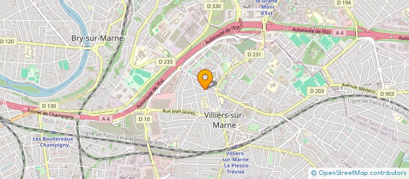 localisation de l'entreprise MONSIEUR ETIENNE BRAIZET à VILLIERS-SUR-MARNE