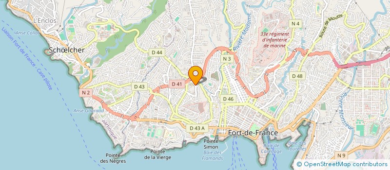 localisation de l'entreprise MONSIEUR ETIENNE BRIAND à FORT-DE-FRANCE