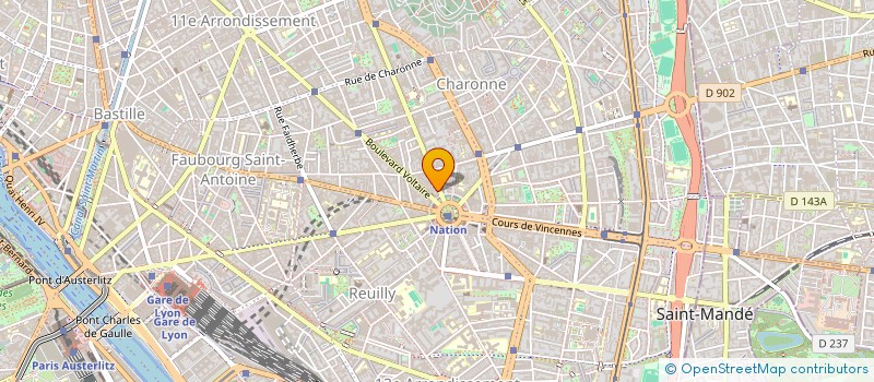 localisation de l'entreprise MONSIEUR ETIENNE BROUSSE  PARIS