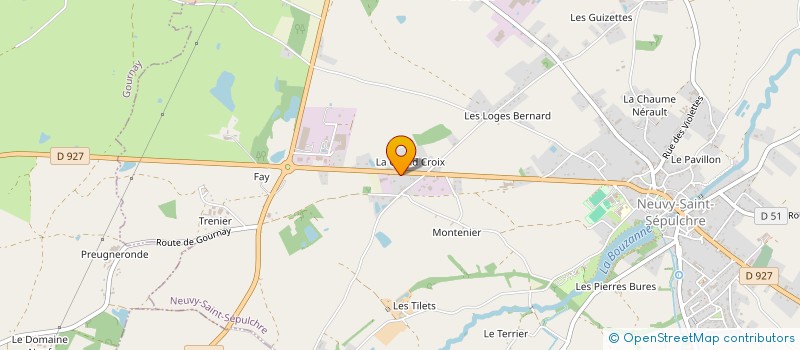 localisation de l'entreprise MONSIEUR ETIENNE BRUAUX à NEUVY-SAINT-SEPULCHRE