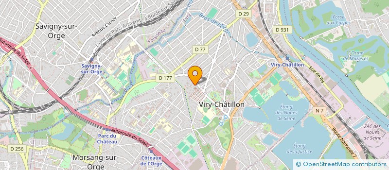 localisation de l'entreprise MONSIEUR ETIENNE BUISSON à VIRY-CHATILLON