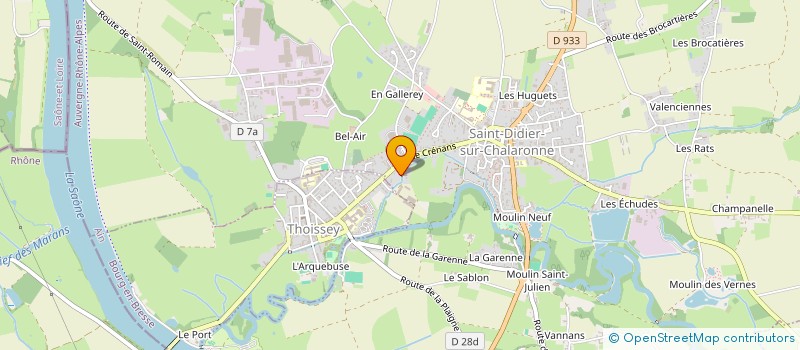 localisation de l'entreprise MONSIEUR ETIENNE BULIDON à SAINT-DIDIER-SUR-CHALARONNE