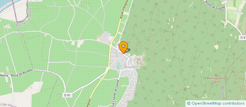 localisation de l'entreprise MONSIEUR ETIENNE BURAVAND  BOULBON