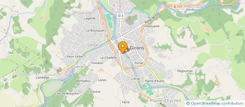 localisation de l'entreprise MONSIEUR ETIENNE CABAL à SAINT-GIRONS