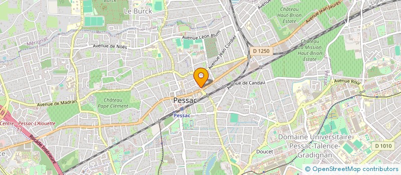 localisation de l'entreprise MONSIEUR ETIENNE CALABET  PESSAC