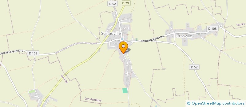 localisation de l'entreprise MONSIEUR ETIENNE CANIVAL  SURTAUVILLE