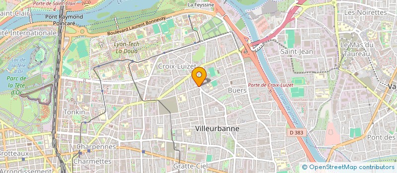 localisation de l'entreprise MONSIEUR ETIENNE CAPELLI  VILLEURBANNE