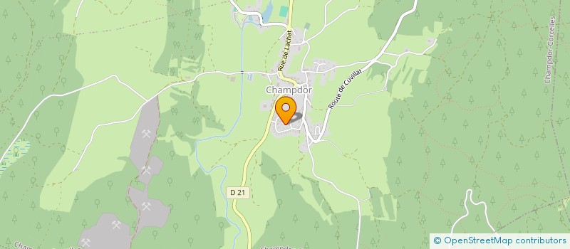 localisation de l'entreprise MONSIEUR ETIENNE CARRIER  BRENOD