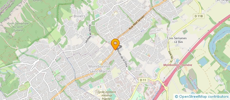 localisation de l'entreprise MONSIEUR ETIENNE CASTELLAN  MONTBONNOT-SAINT-MARTIN