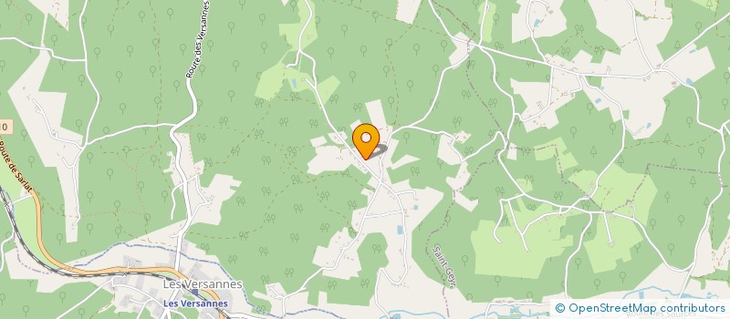 localisation de l'entreprise MONSIEUR ETIENNE CATINEL  SAINT-PIERRE-DE-CHIGNAC