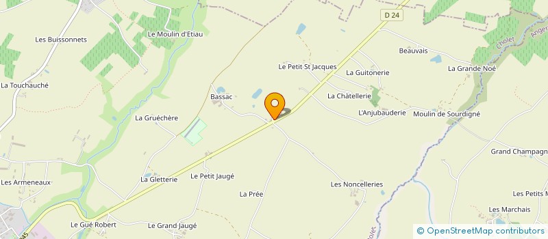 localisation de l'entreprise MONSIEUR ETIENNE CESBRON  CHEMILLE-EN-ANJOU