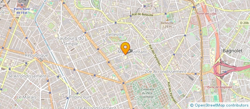 localisation de l'entreprise MONSIEUR ETIENNE CHAMBAUD  PARIS