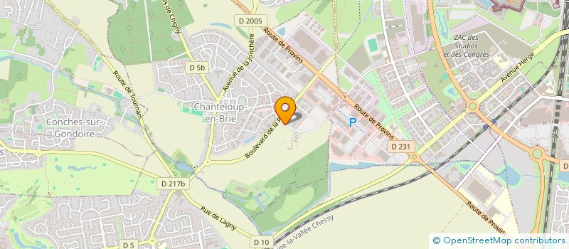 localisation de l'entreprise MONSIEUR ETIENNE CHANGARNIER  CHANTELOUP-EN-BRIE