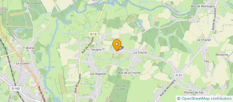 localisation de l'entreprise MONSIEUR ETIENNE CHANUSSOT à LOUHANS