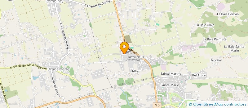 localisation de l'entreprise MONSIEUR ETIENNE CHAPAS  SAINT-FRANCOIS