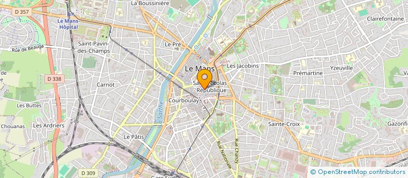 localisation de l'entreprise MONSIEUR ETIENNE CHAUBERNARD  LE MANS