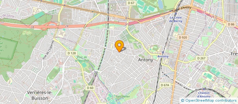 localisation de l'entreprise MONSIEUR ETIENNE CHAUMEIL à ANTONY