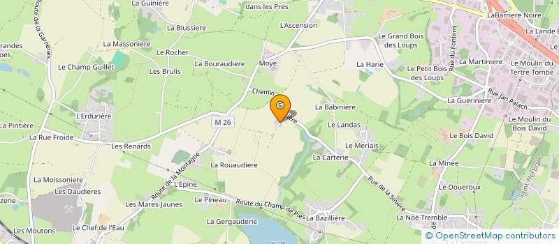 localisation de l'entreprise MONSIEUR ETIENNE CHAUVEAU à COUERON