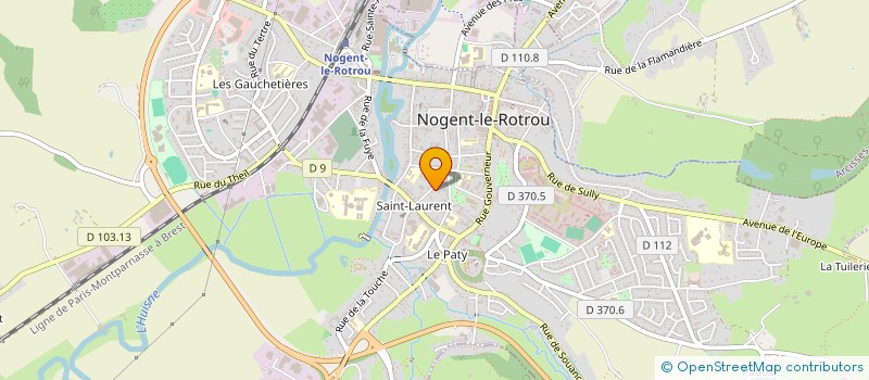localisation de l'entreprise MONSIEUR ETIENNE CHAUVEAU à NOGENT-LE-ROTROU
