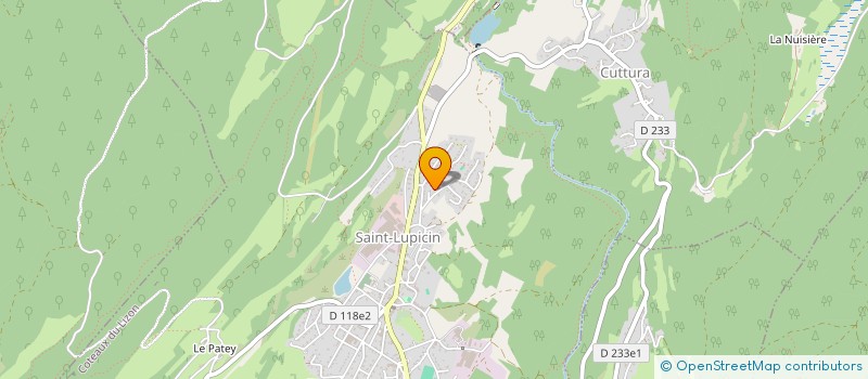 localisation de l'entreprise MONSIEUR ETIENNE CHAVERIAT  LAVANS-LES-SAINT-CLAUDE