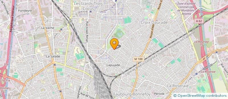 localisation de l'entreprise MONSIEUR ETIENNE CHEIGNON  TOULOUSE