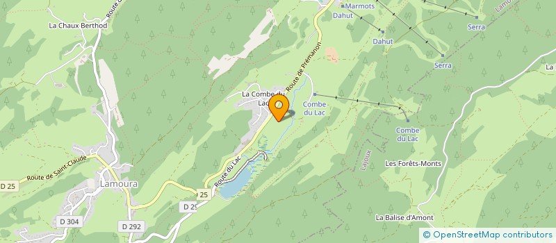 localisation de l'entreprise MONSIEUR ETIENNE CHEVASSUS-A-L'ANTOINE à LAMOURA