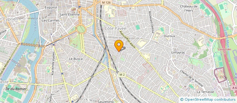 localisation de l'entreprise MONSIEUR ETIENNE CHOLLET  TOULOUSE