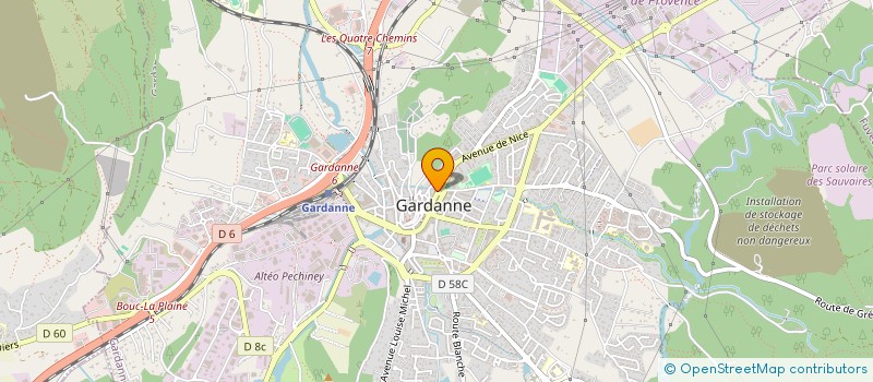 localisation de l'entreprise MONSIEUR ETIENNE CHOMODE  GARDANNE