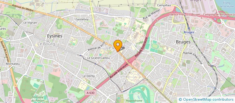 localisation de l'entreprise MONSIEUR ETIENNE CLAVERIE  EYSINES