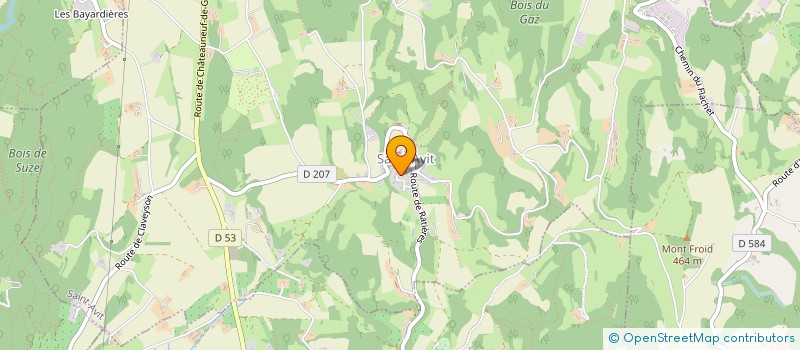 localisation de l'entreprise MONSIEUR ETIENNE CLEMENT  SAINT AVIT