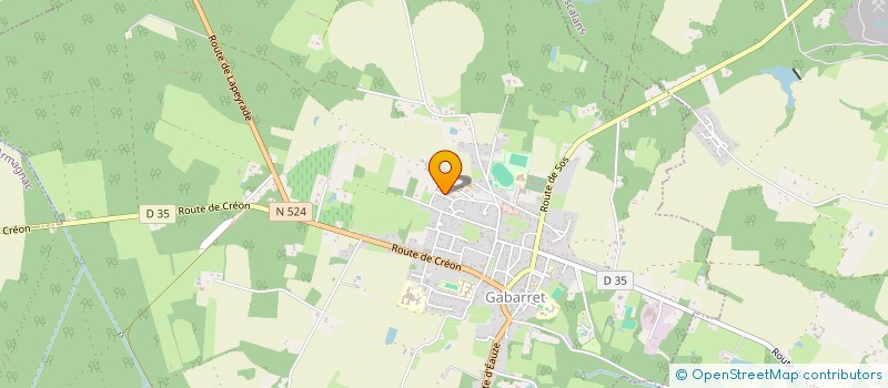 localisation de l'entreprise MONSIEUR ETIENNE CLOZIER  GABARRET