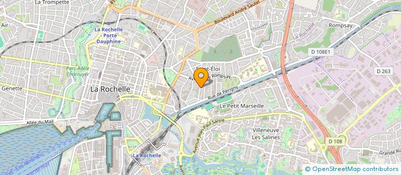 localisation de l'entreprise MONSIEUR ETIENNE COULERIE  LA ROCHELLE