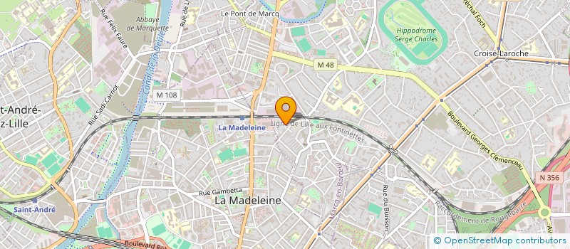 localisation de l'entreprise MONSIEUR ETIENNE COUSEIN à MARCQ-EN-BARŒUL
