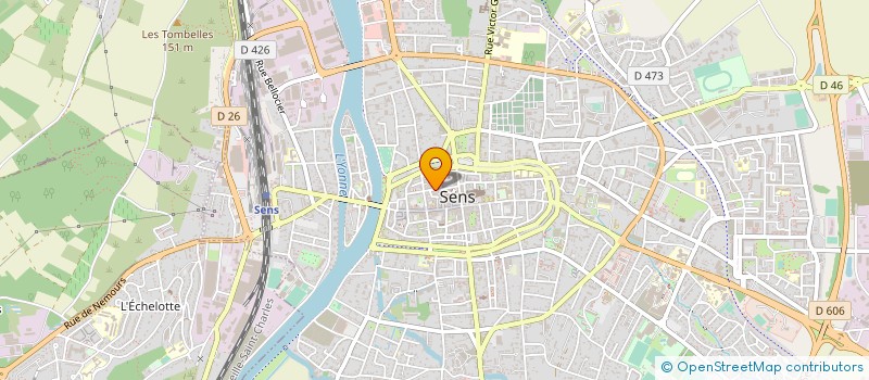 localisation de l'entreprise MONSIEUR ETIENNE COUTURIER  SENS