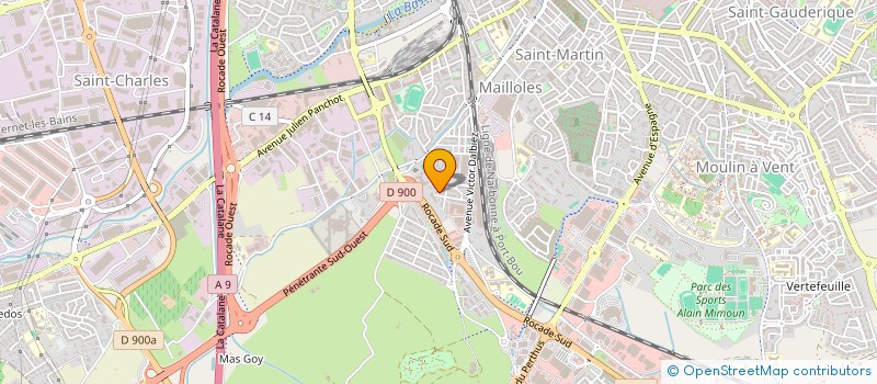 localisation de l'entreprise MONSIEUR ETIENNE CULIE  PERPIGNAN