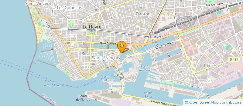 localisation de l'entreprise MONSIEUR ETIENNE CUPPENS à LE HAVRE