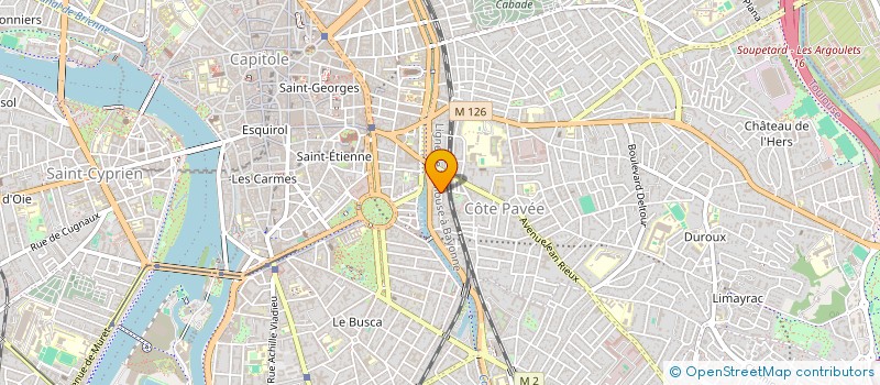 localisation de l'entreprise MONSIEUR ETIENNE CURTELIN à TOULOUSE