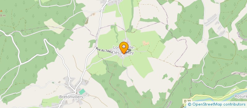 localisation de l'entreprise MONSIEUR ETIENNE CURTIL à LONGEVELLE-LES-RUSSEY