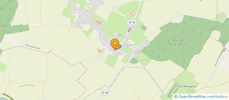 localisation de l'entreprise MONSIEUR ETIENNE DAILLY  VIRONCHAUX