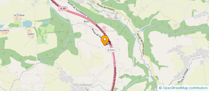 localisation de l'entreprise MONSIEUR ETIENNE DALMASSO  TORCHEFELON