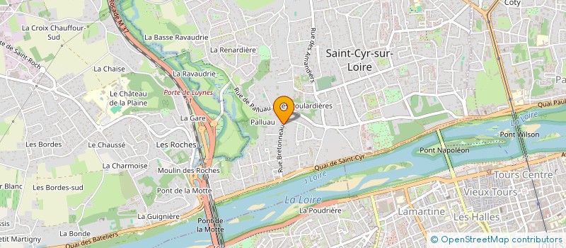 localisation de l'entreprise MONSIEUR ETIENNE DAMIN  SAINT-CYR-SUR-LOIRE