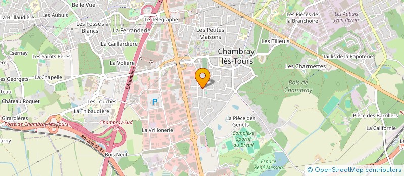 localisation de l'entreprise MONSIEUR ETIENNE DANQUECHIN DORVAL à CHAMBRAY-LES-TOURS