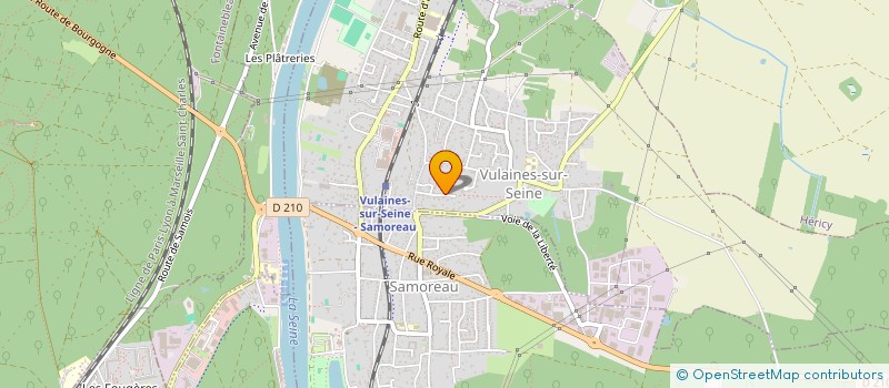 localisation de l'entreprise MONSIEUR ETIENNE DAVID  VULAINES-SUR-SEINE