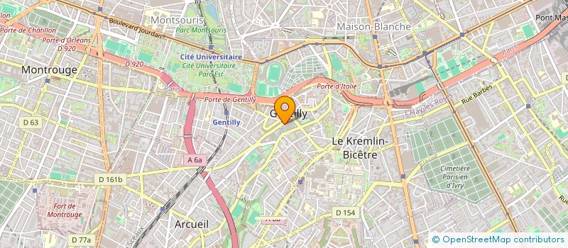 localisation de l'entreprise MONSIEUR ETIENNE DE BARY à GENTILLY